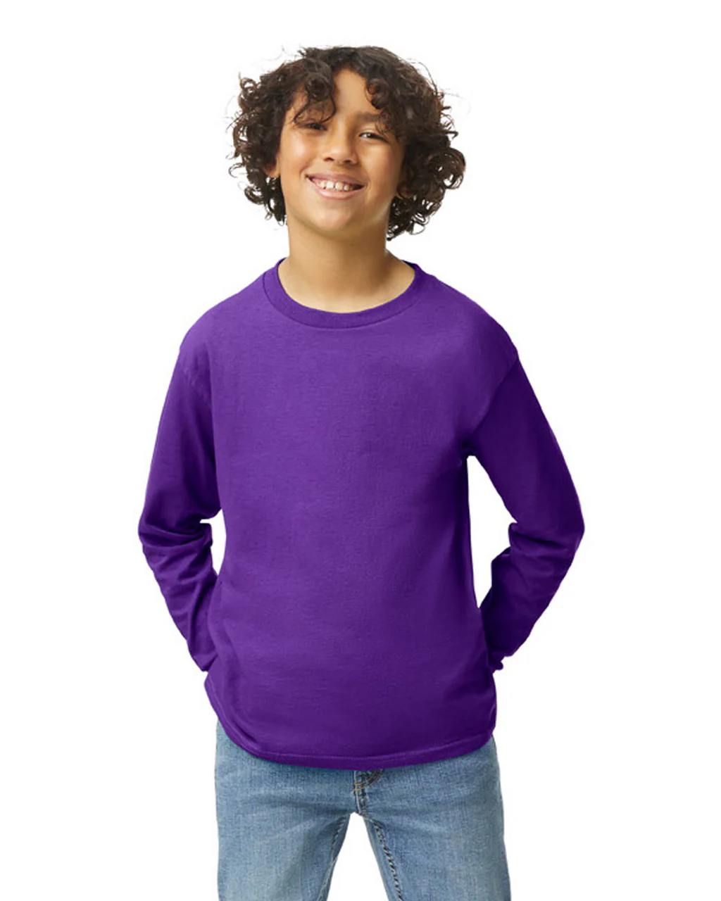 Gildan 5400B Youth Long Sleeve - Purple