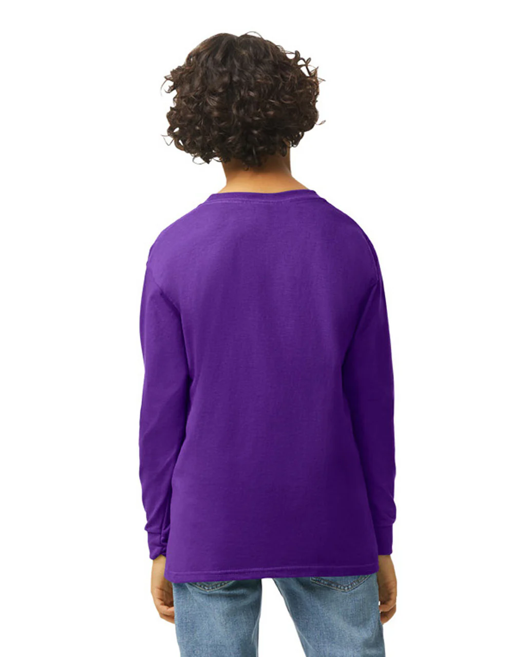 Gildan 5400B Youth Long Sleeve - Purple - Image 2