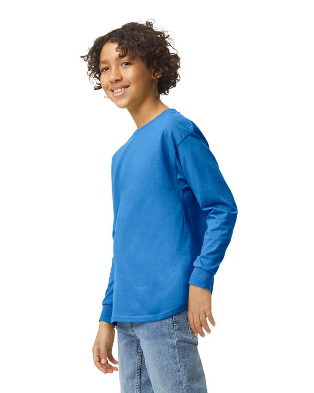 Gildan 5400B Youth Long Sleeve - Royal - Image 3