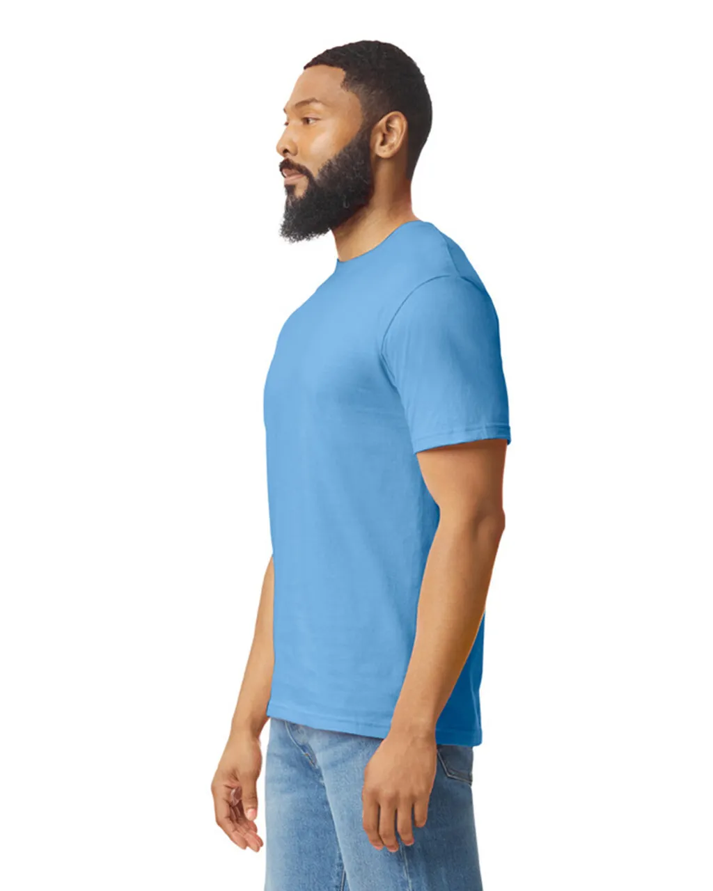 Gildan 64000 Softstyle - Carolina Blue - Image 3