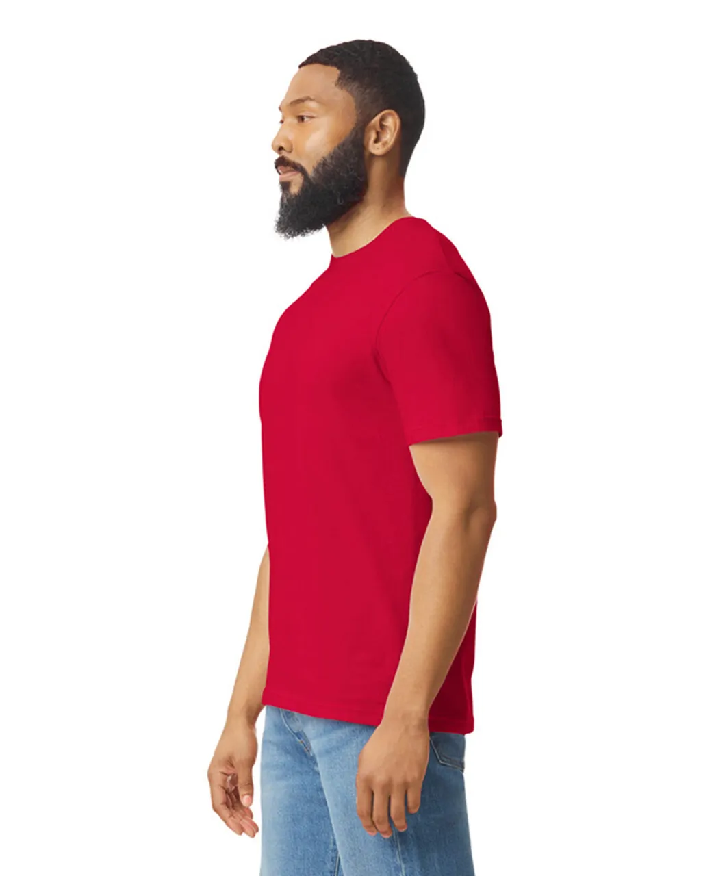 Gildan 64000 Softstyle - Cherry Red - Image 3