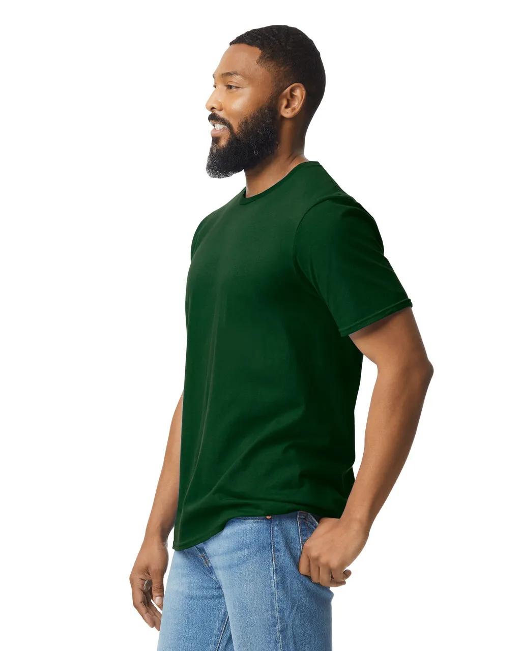Gildan 64000 Softstyle - Forest Green - Image 3