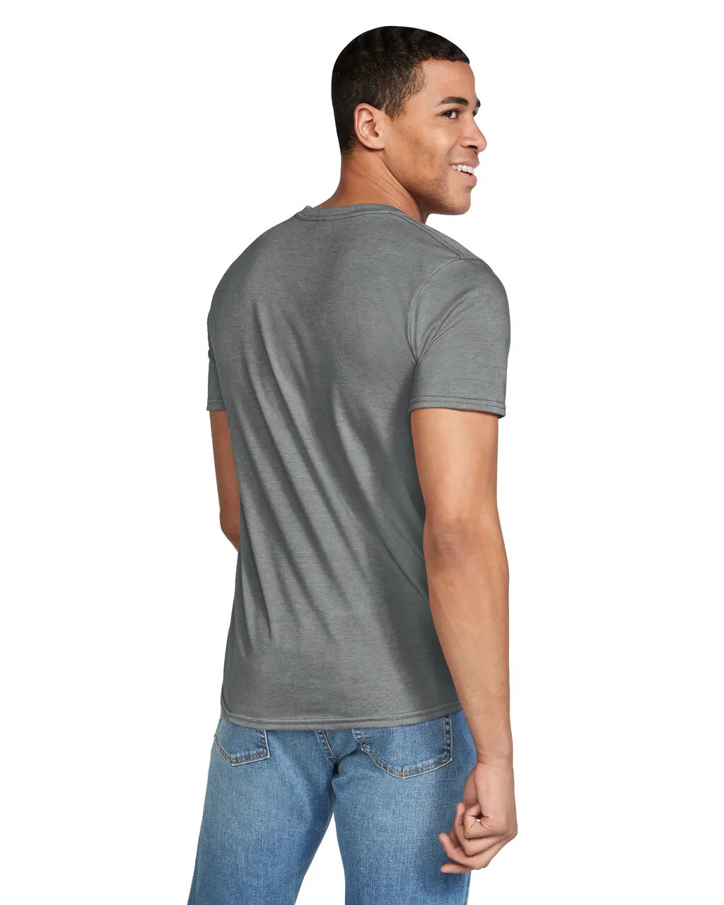 Gildan 64000 Softstyle - Graphite Heather - Image 2