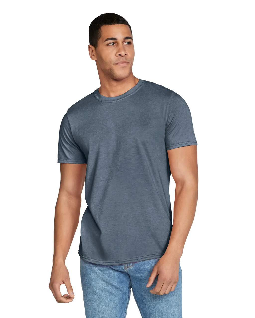 Gildan 64000 Softstyle - Heather Indigo