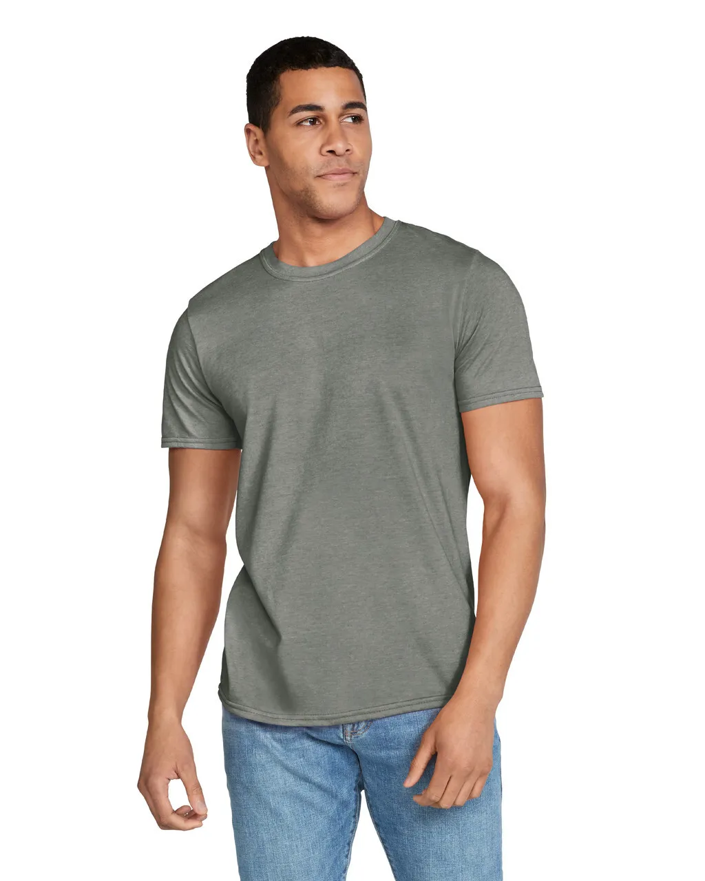 Gildan 64000 Softstyle - Heather Military Green