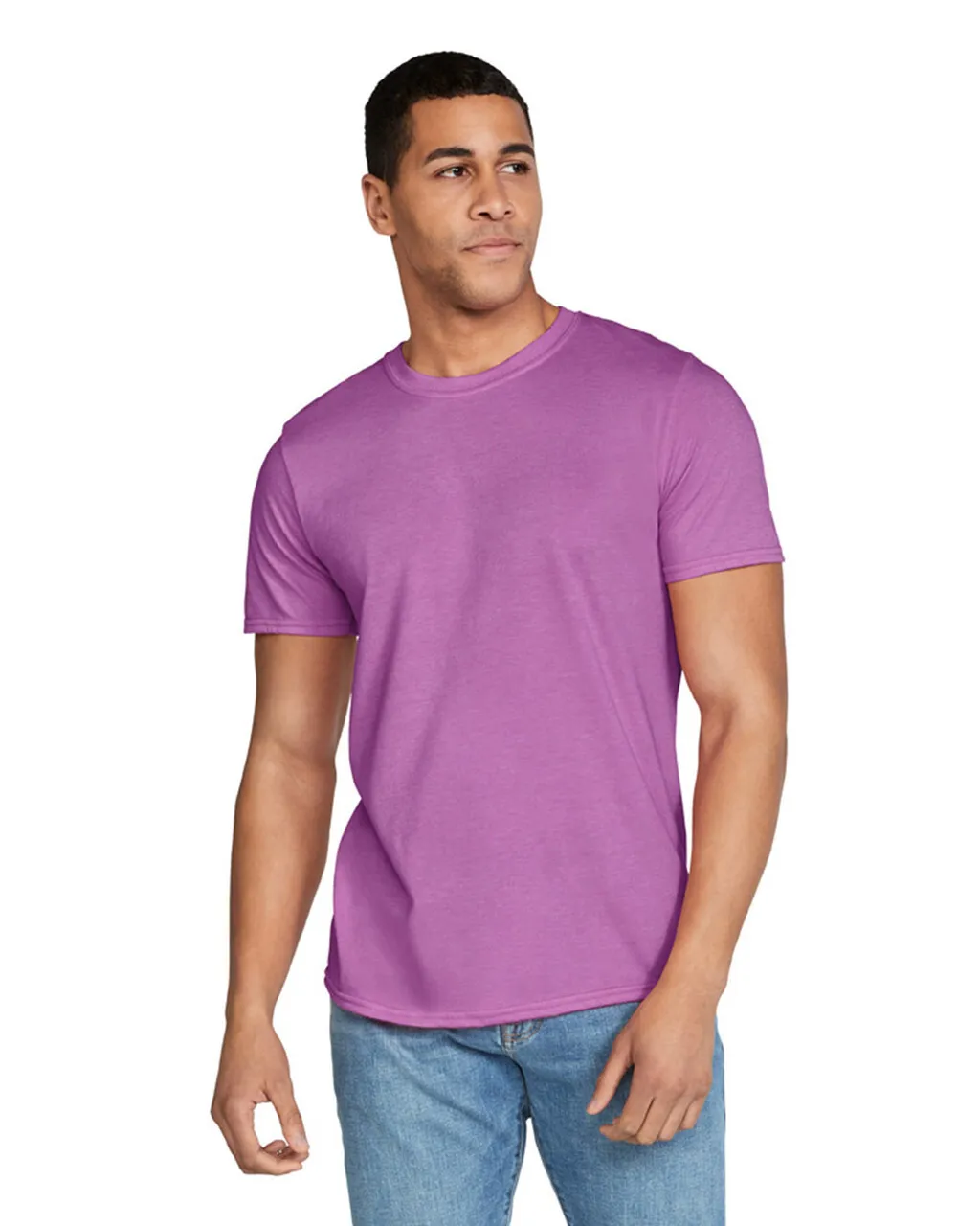 Gildan 64000 Softstyle - Heather Radiant Orchid