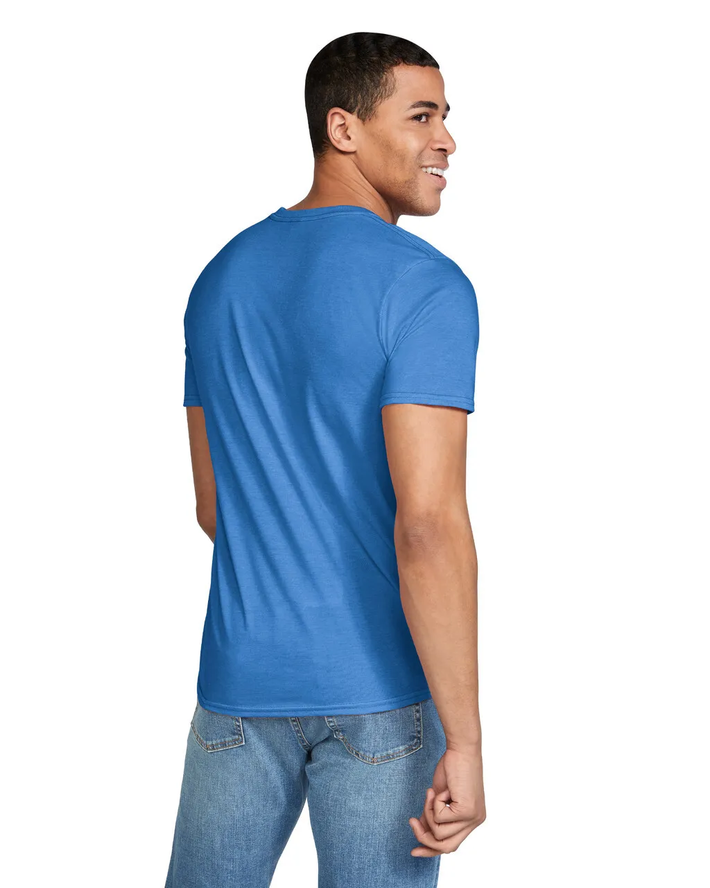 Gildan 64000 Softstyle - Heather Royal - Image 2