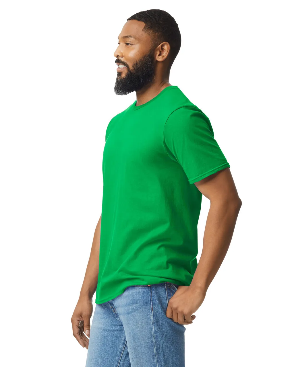 Gildan 64000 Softstyle - Irish Green - Image 3