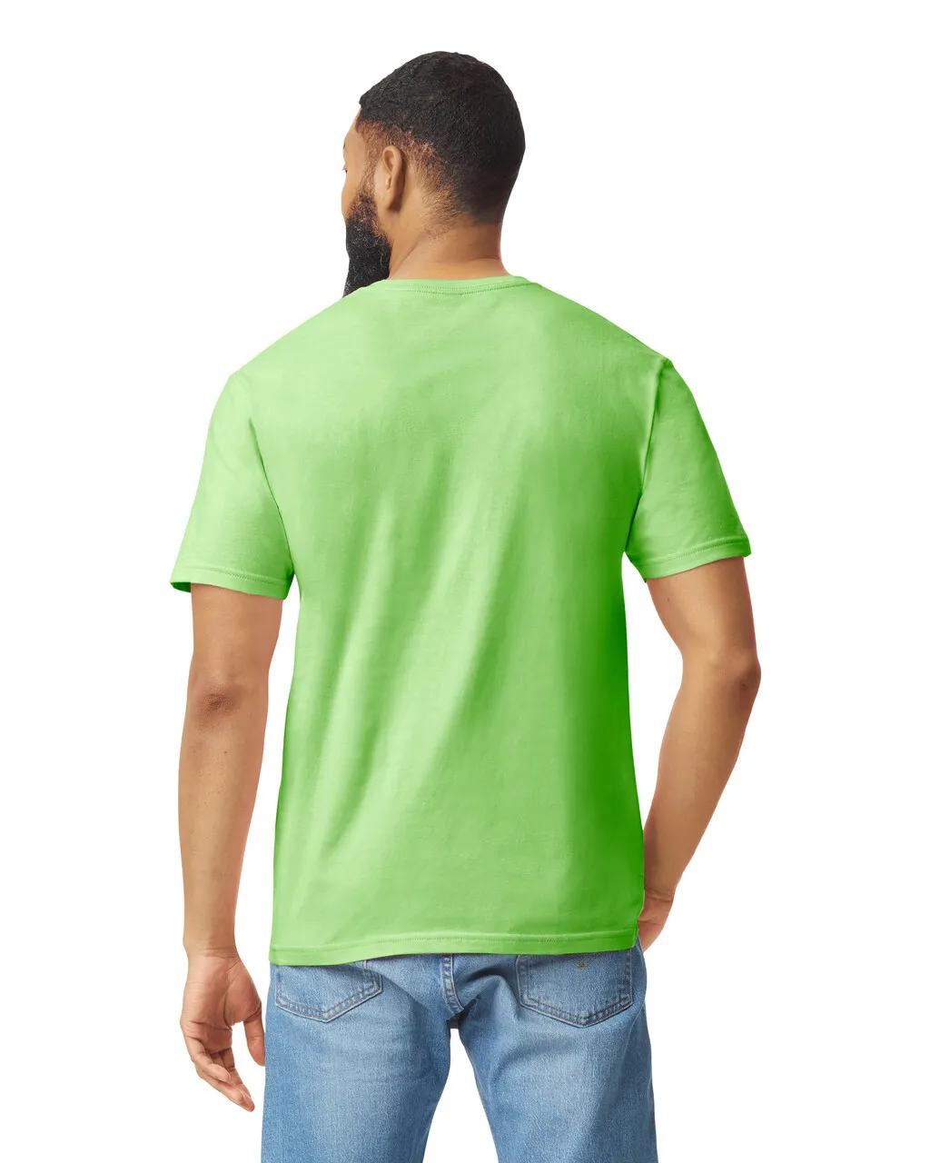 Gildan 64000 Softstyle - Lime - Image 2