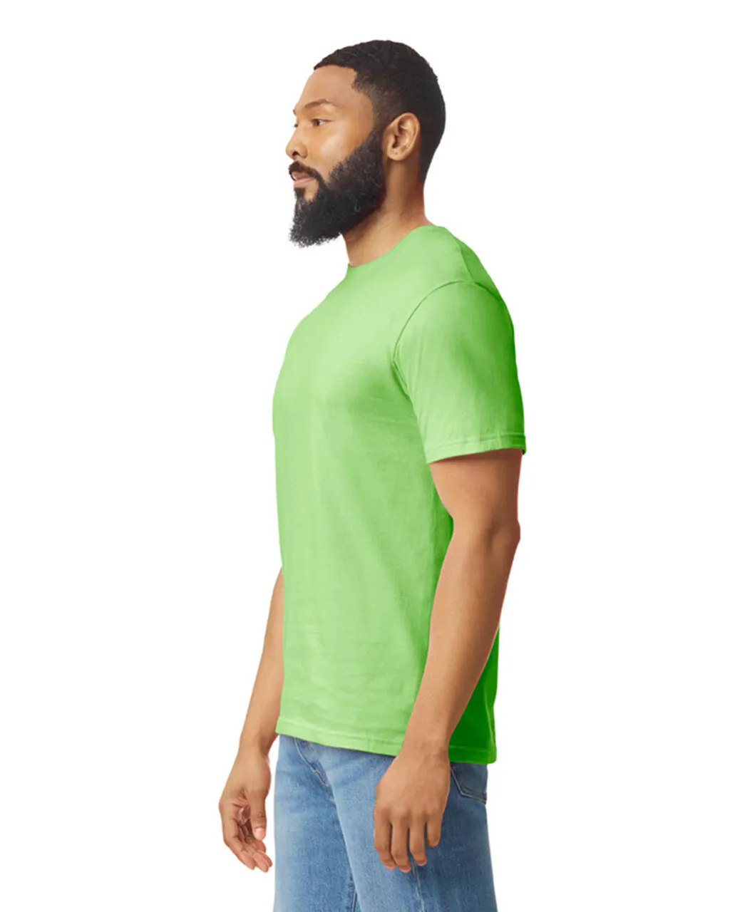 Gildan 64000 Softstyle - Lime - Image 3