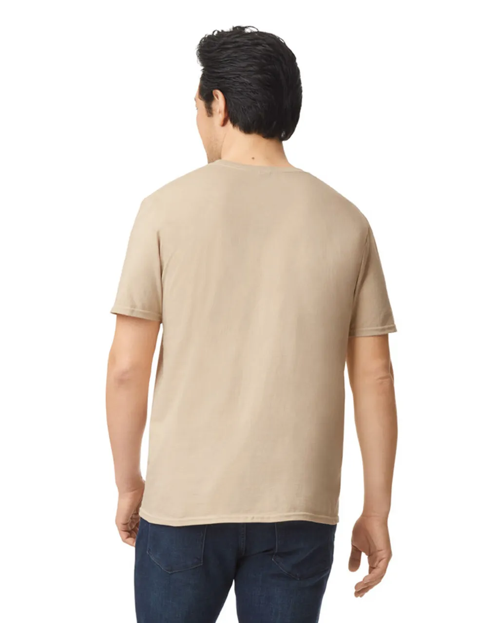 Gildan 64000 Softstyle - Sand - Image 2