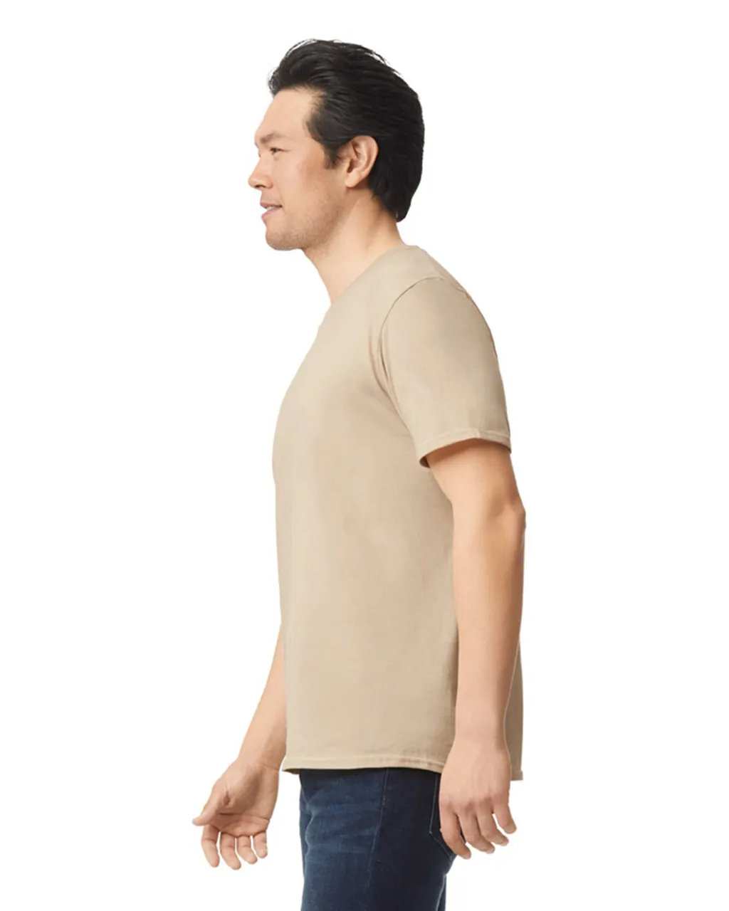 Gildan 64000 Softstyle - Sand - Image 3