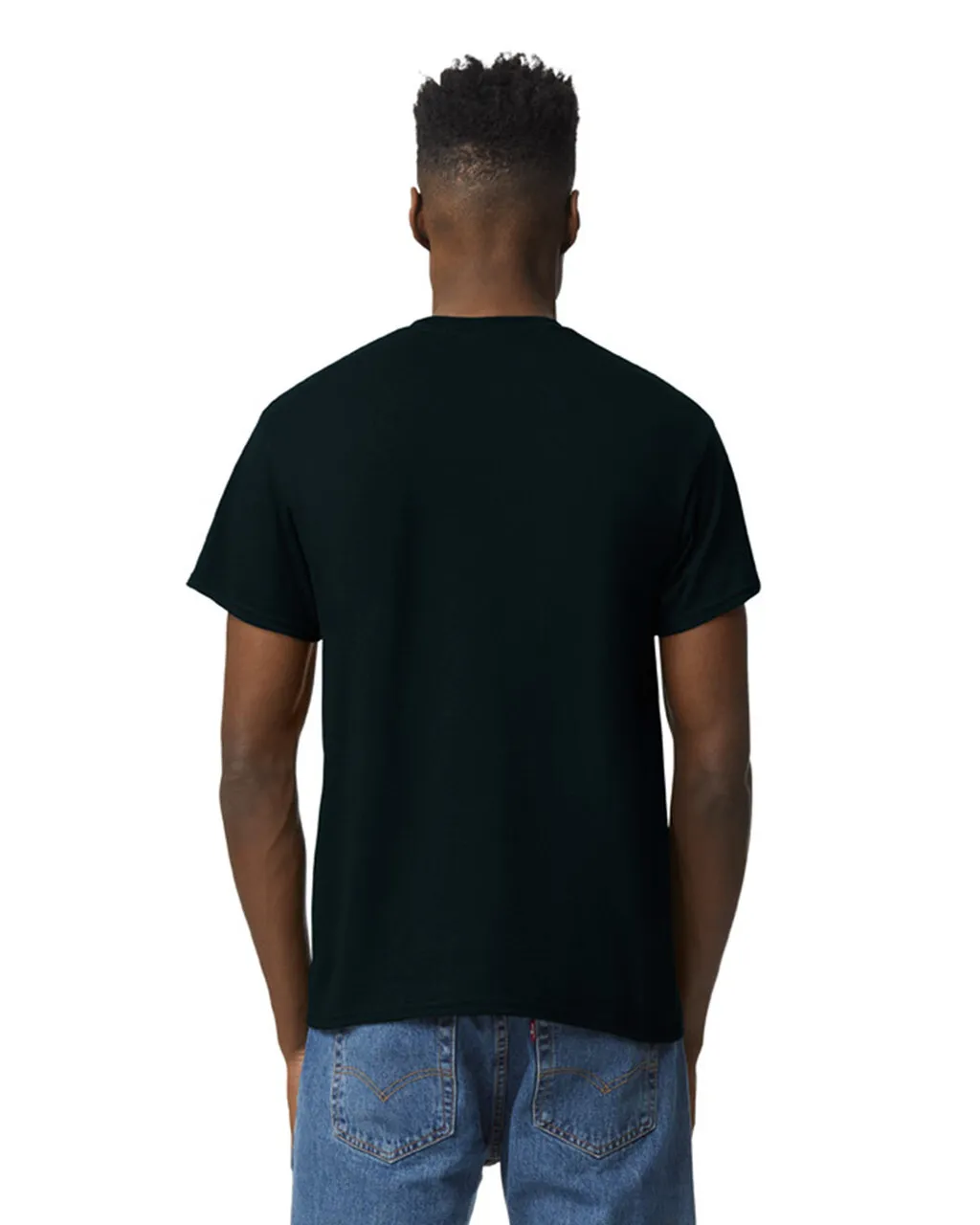 Gildan 8000 DryBlend - Black - Image 3