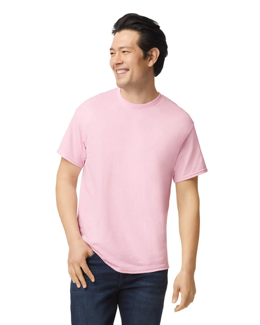 Gildan 8000 DryBlend - Light Pink - Image 4