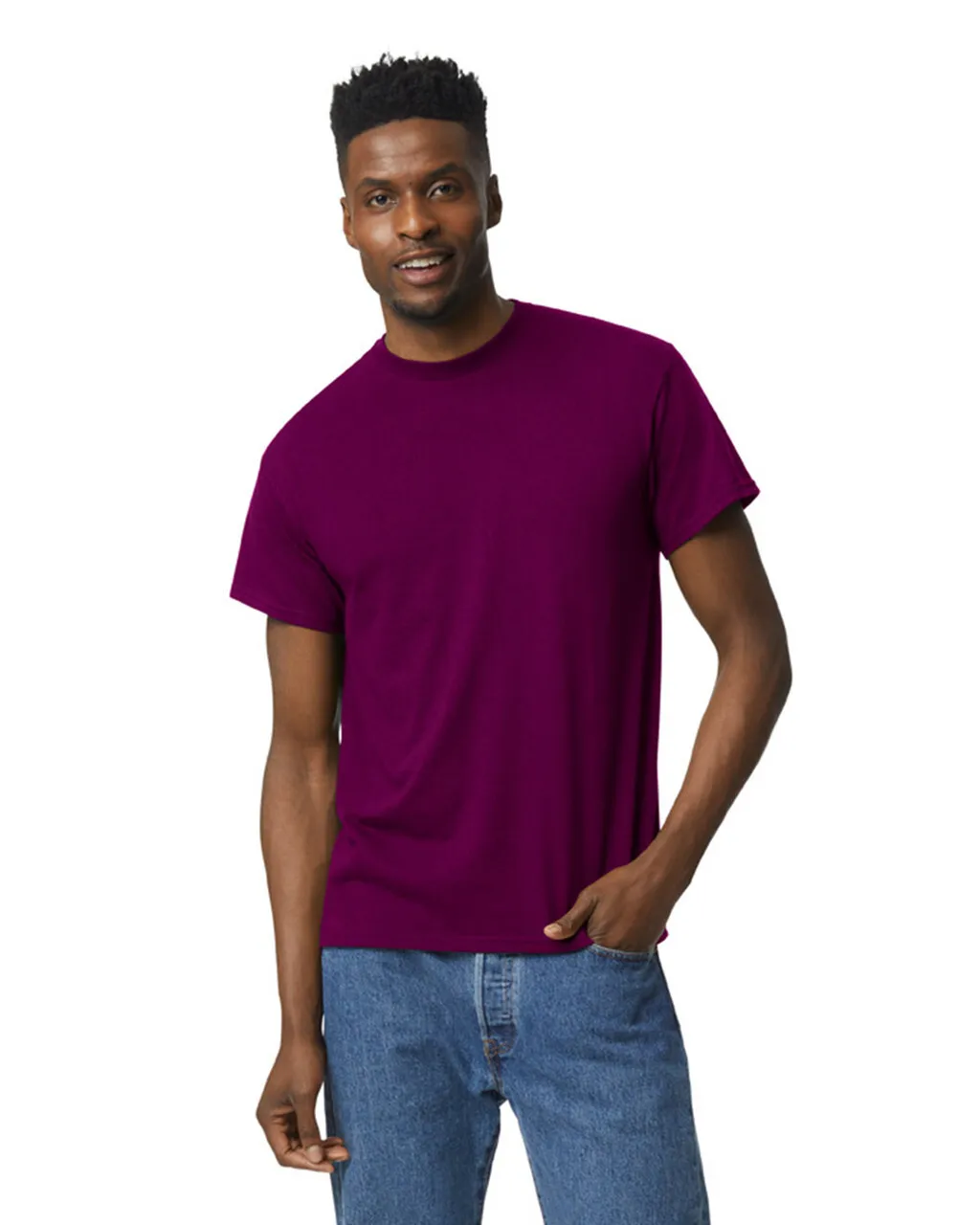 Gildan 8000 DryBlend - Maroon