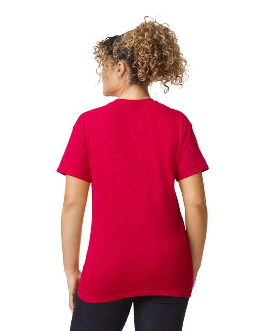 Gildan 8000 DryBlend - Red - Image 4