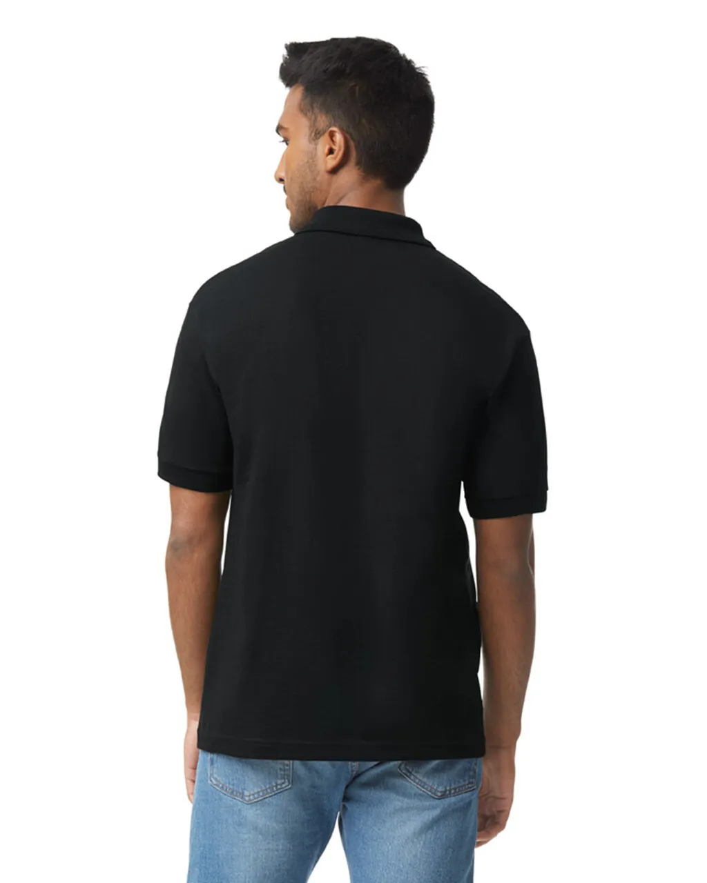 Gildan 8800 Polo - Black - Image 2