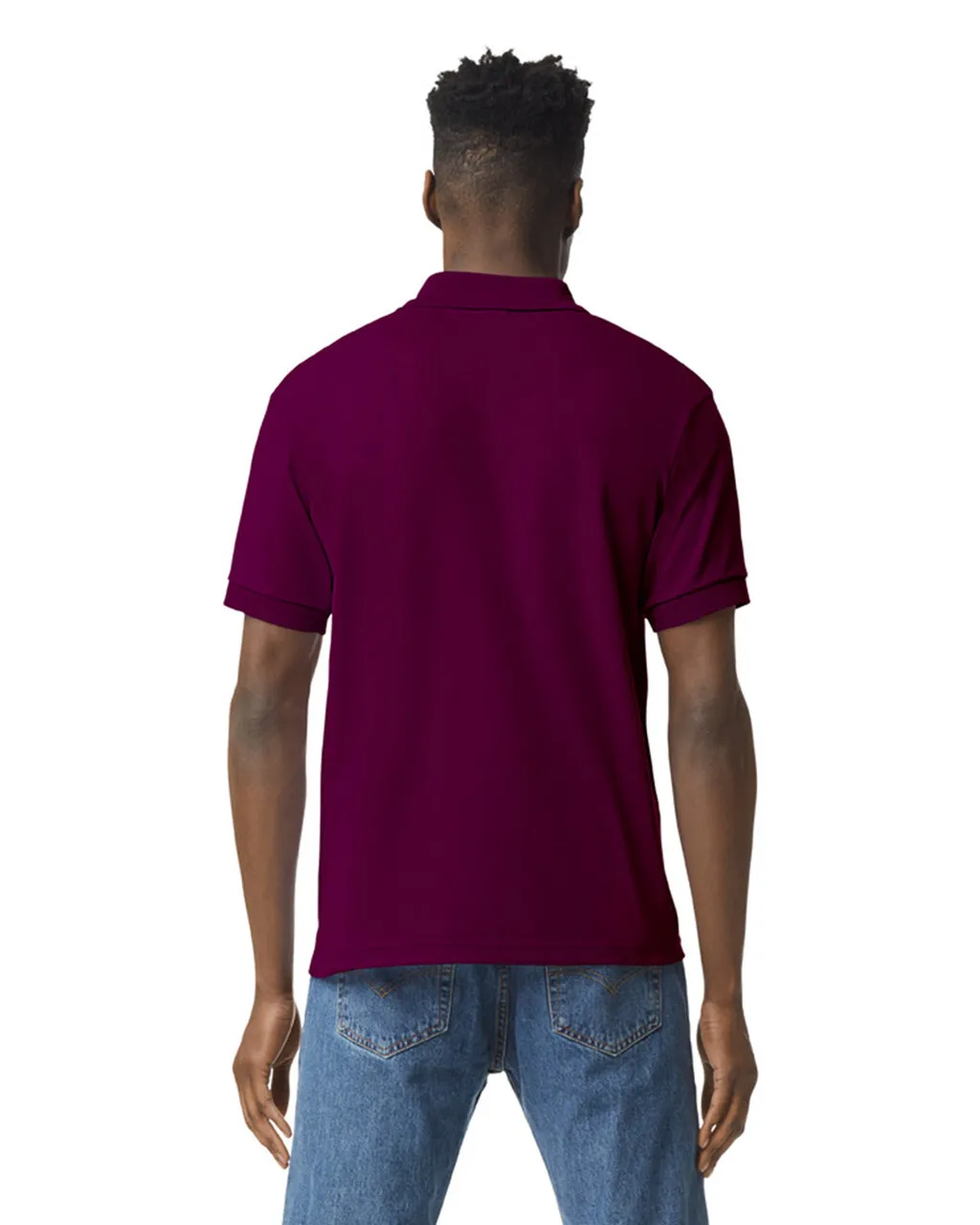Gildan 8800 Polo - Maroon - Image 2