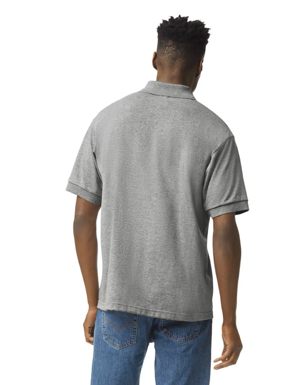 Gildan 8800 Polo - Sport Grey - Image 2