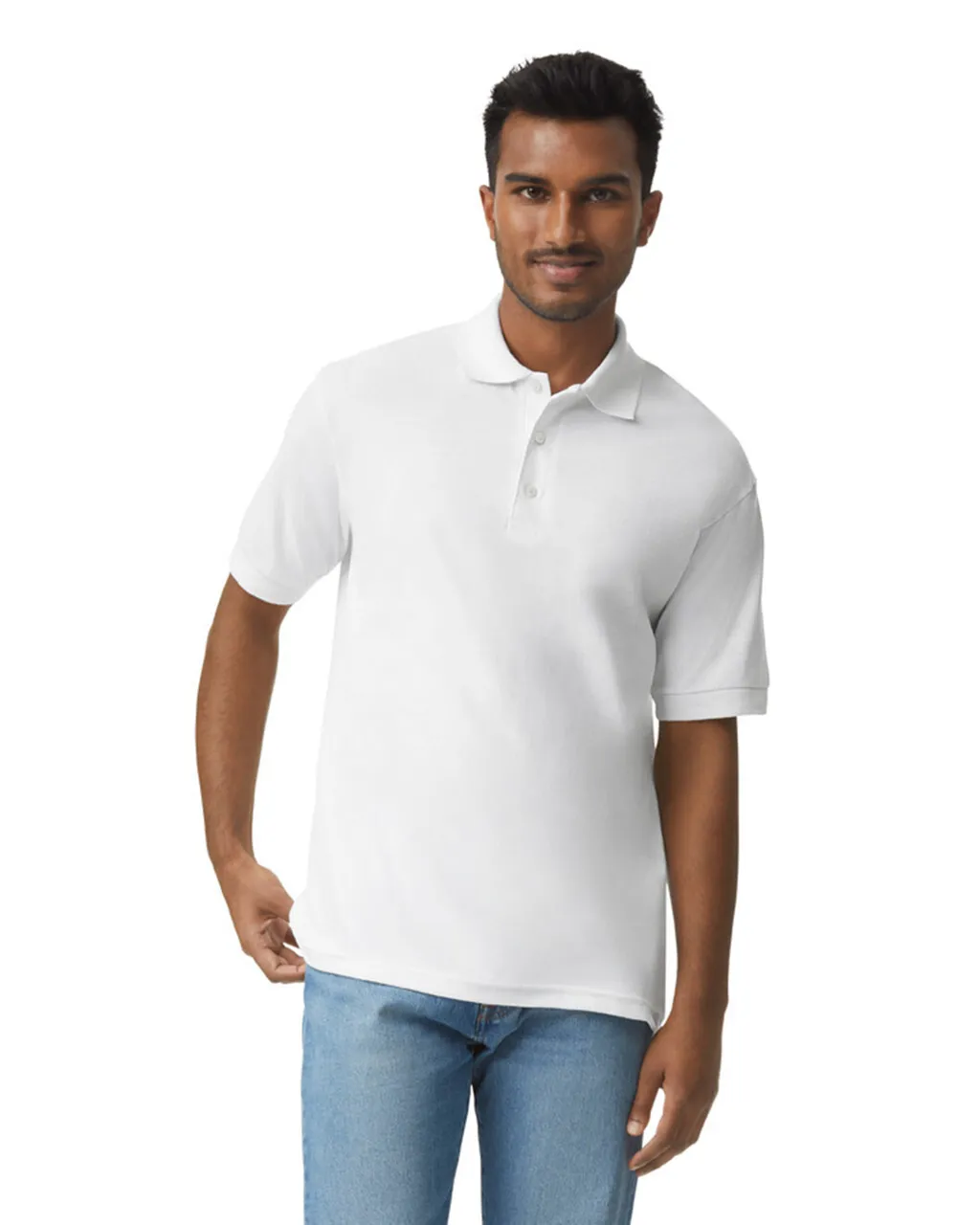 Gildan 8800 Polo - White