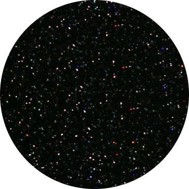 Glitter Vinyl - Rainbow Black
