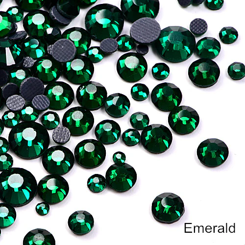 Small Bag Hot Fix Rhinestones- Emerald