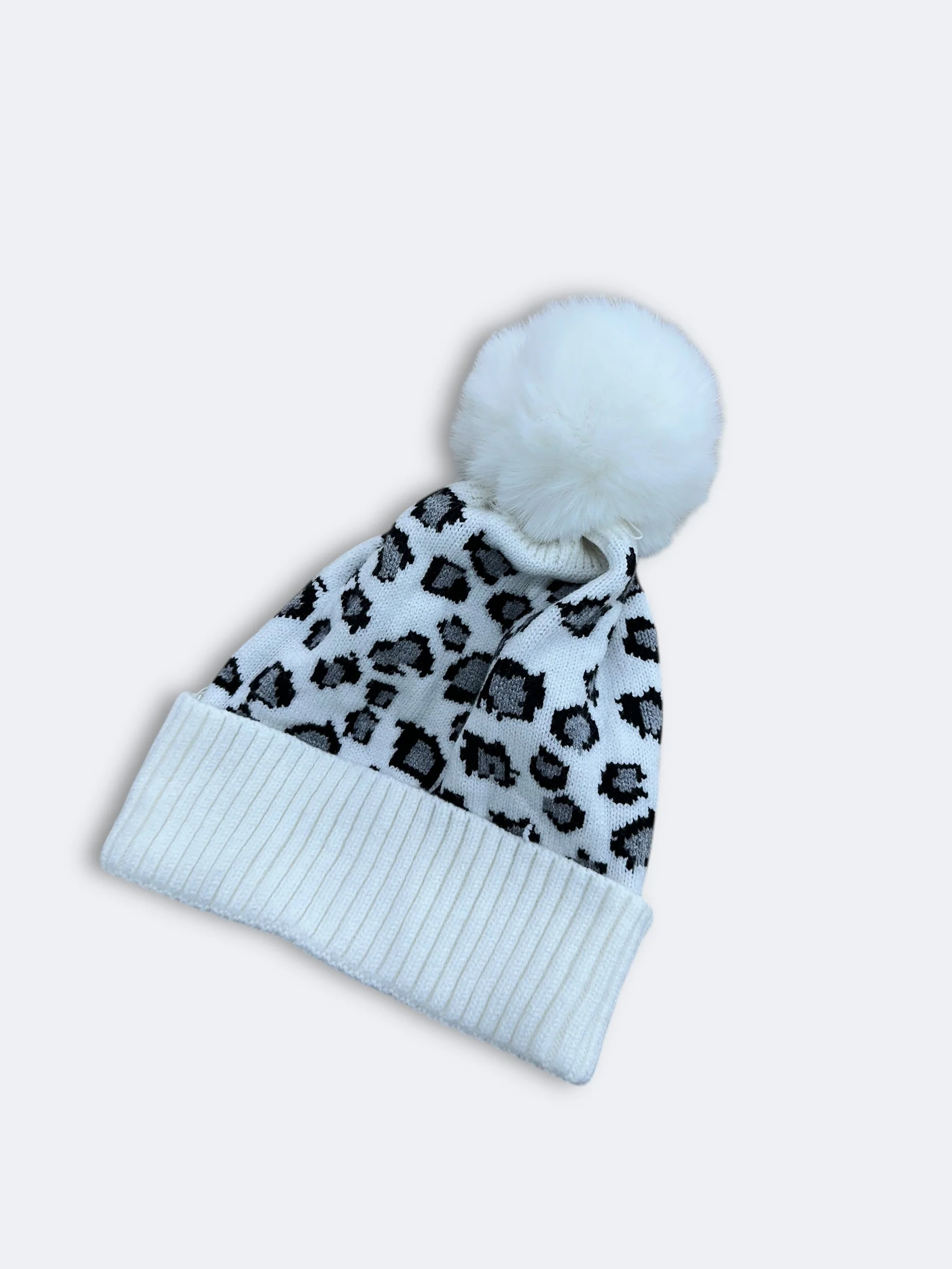 Leopard Beanies - White - Image 2