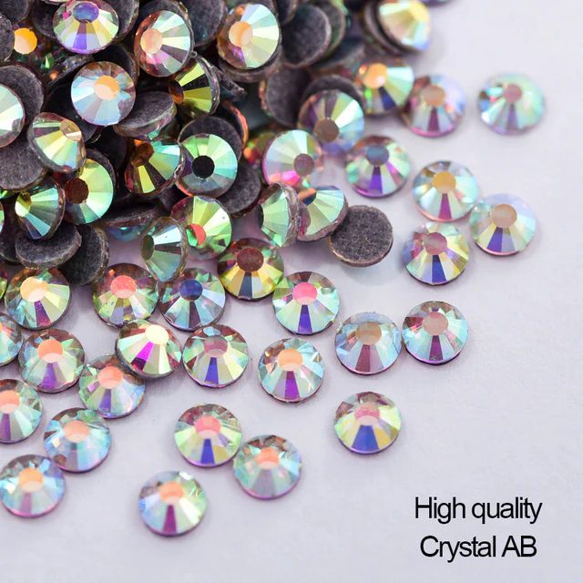Small Bag Hot Fix Rhinestones - Clear AB