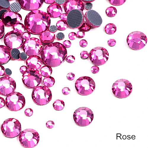 Small Bag Hot Fix Rhinestones- Rose