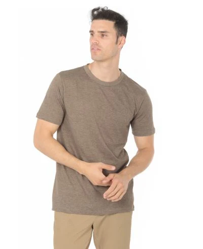 Lucky & Blessed Life 3142P Sublimation T-Shirt - Heather Brown