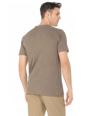 Lucky & Blessed Life 3142P Sublimation T-Shirt - Heather Brown - Image 3