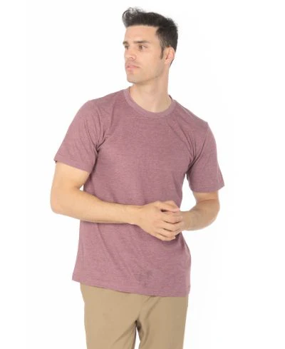 Lucky & Blessed Life 3142P Sublimation T-Shirt - Heather Burgundy