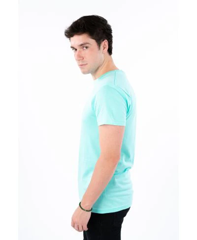 Lucky & Blessed Life 3142P Sublimation T-Shirt - Heather Mint - Image 2