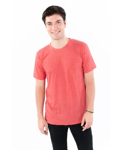 Lucky & Blessed Life 3142P Sublimation T-Shirt - Heather Red