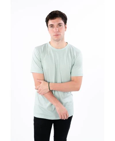 Lucky & Blessed Life 3142P Sublimation T-Shirt - Heather Stone Blue