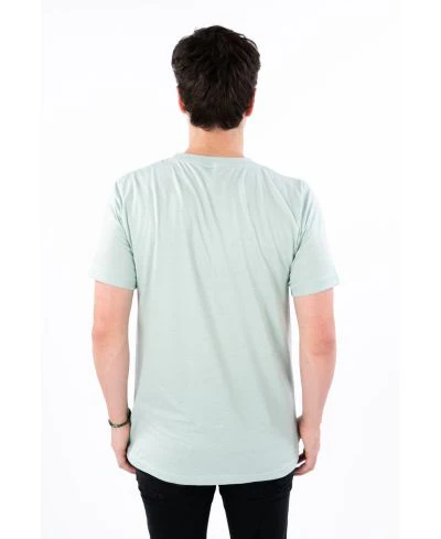 Lucky & Blessed Life 3142P Sublimation T-Shirt - Heather Stone Blue - Image 3