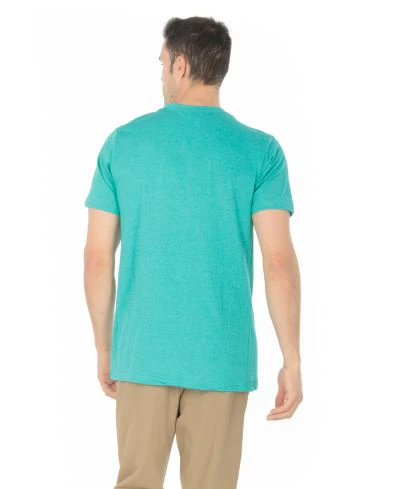 Lucky & Blessed Life 3142P Sublimation T-Shirt - Heather Teal - Image 3