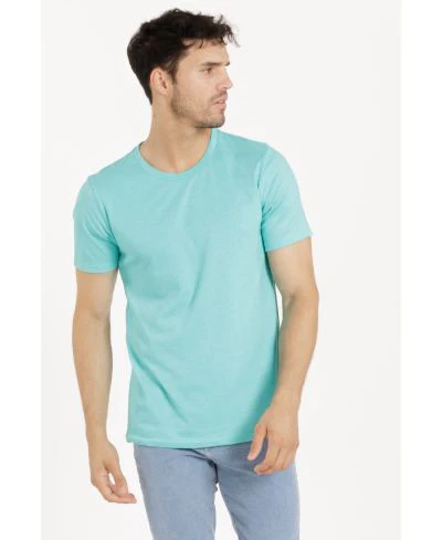 Lucky & Blessed Life 3142P Sublimation T-Shirt - Heather Turquoise
