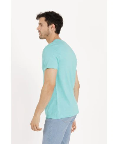 Lucky & Blessed Life 3142P Sublimation T-Shirt - Heather Turquoise - Image 2