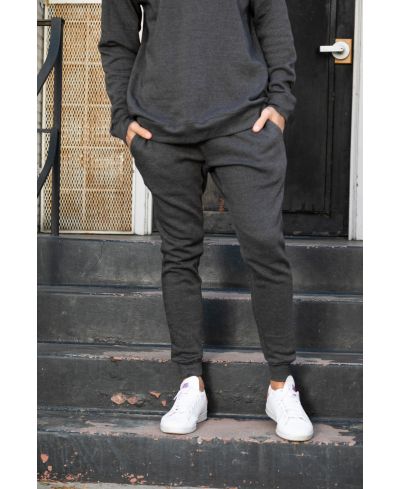 Lucky & Blessed Life 601 Joggers - Charcoal Heather - Image 3