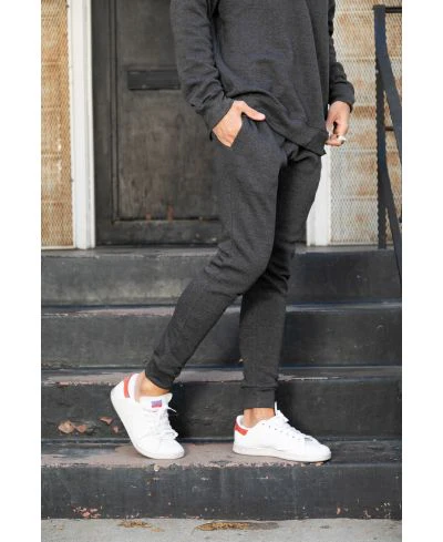 Lucky & Blessed Life 601 Joggers - Charcoal Heather - Image 4