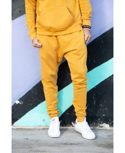 Lucky & Blessed Life 601 Joggers - Mustard - Image 3