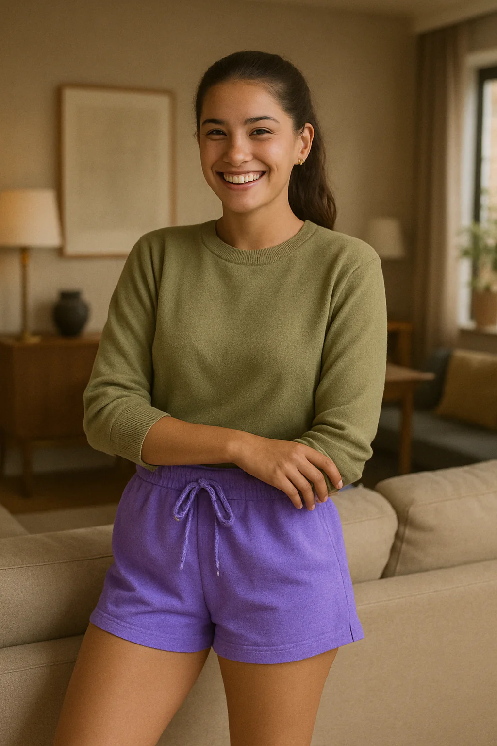 Lucky Women Shorts - Lavender