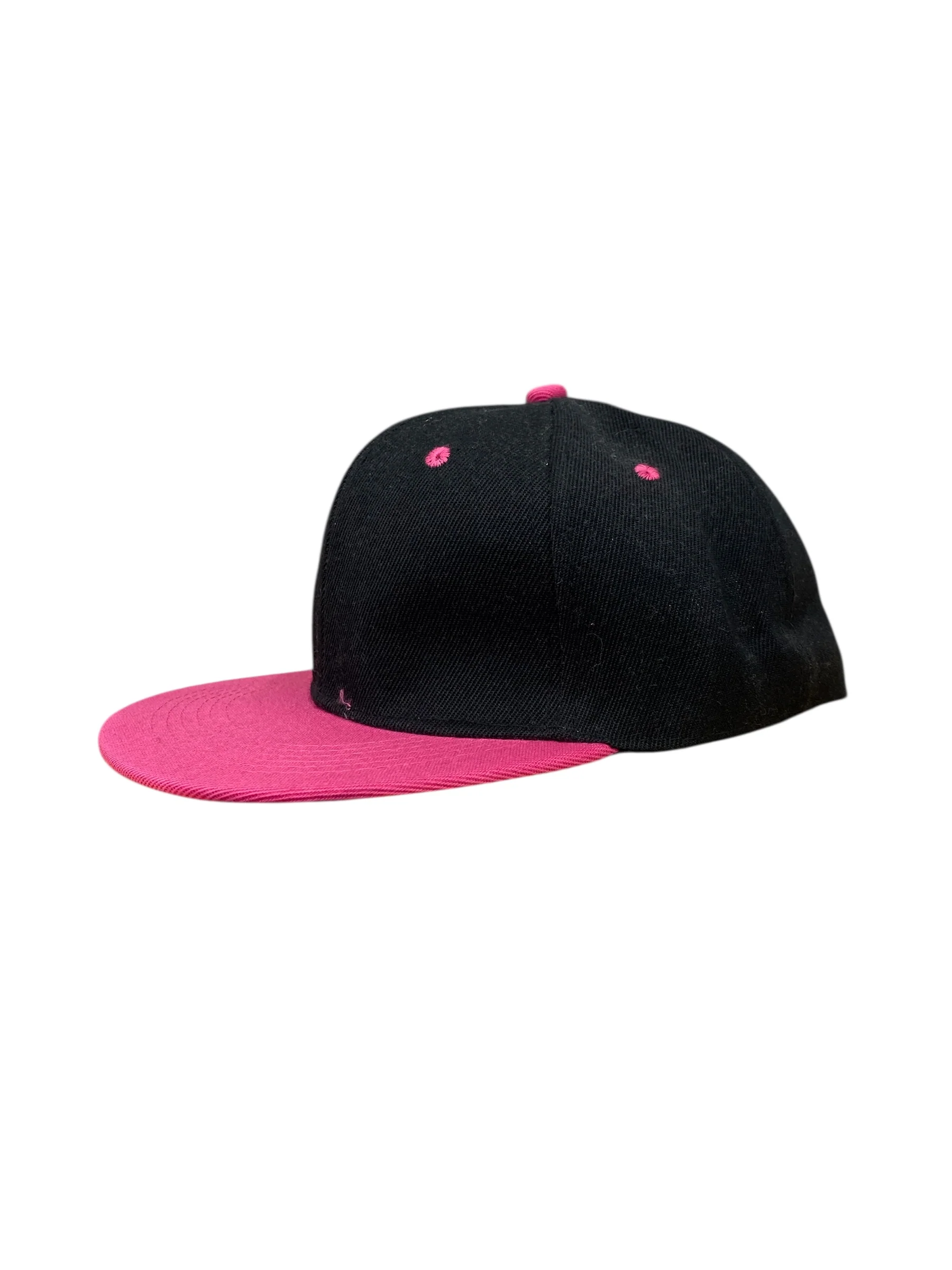 Panel Caps 6204 - Black/Hot Pink