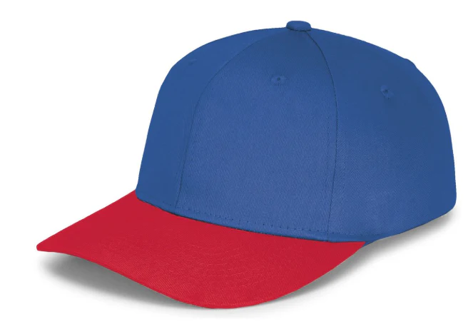Panel Caps 6204 - Royal Blue/Red