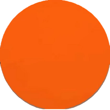 Plain Heat Transfer Vinyl - Tangerine (hot peel)