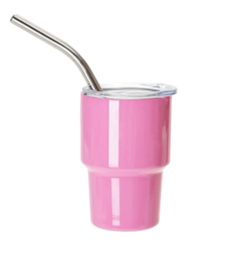 Thermal Sublimation Tumblers 2OZ Shot Glass Cup - Light Pink