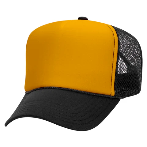 Trucker Hats - Black/ Gold